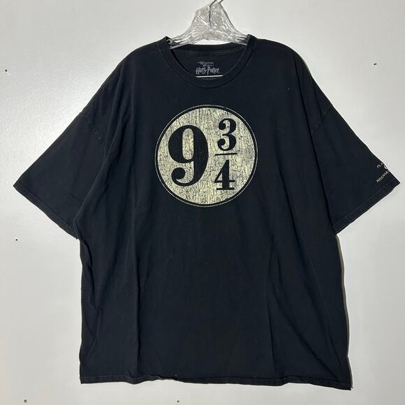 Vintage 2000s Universal Studios Harry Potter Black Short Sleeve T-Shirt Mens 3XL - Picture 1 of 6